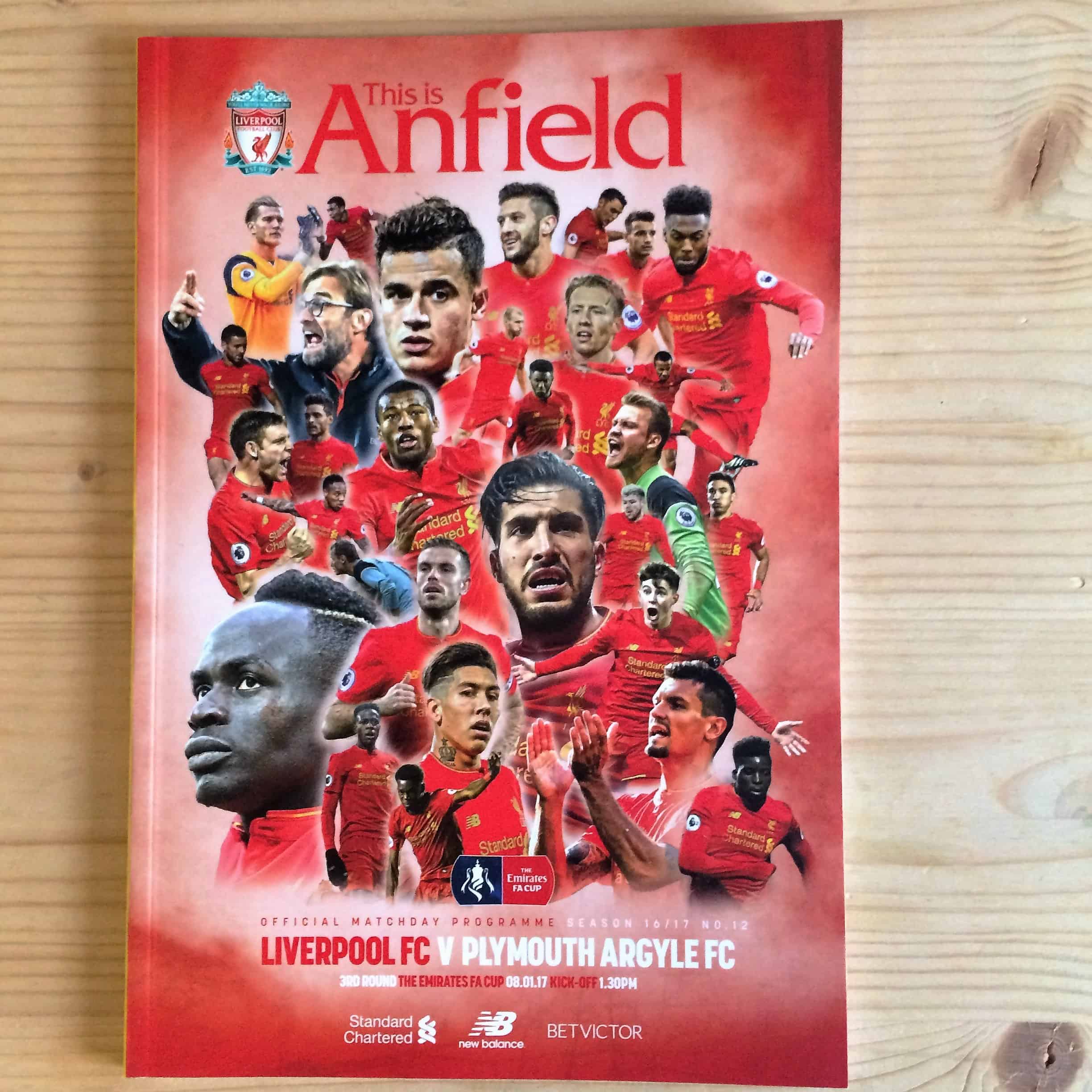 Liverpool FC v Plymouth Argyle FC